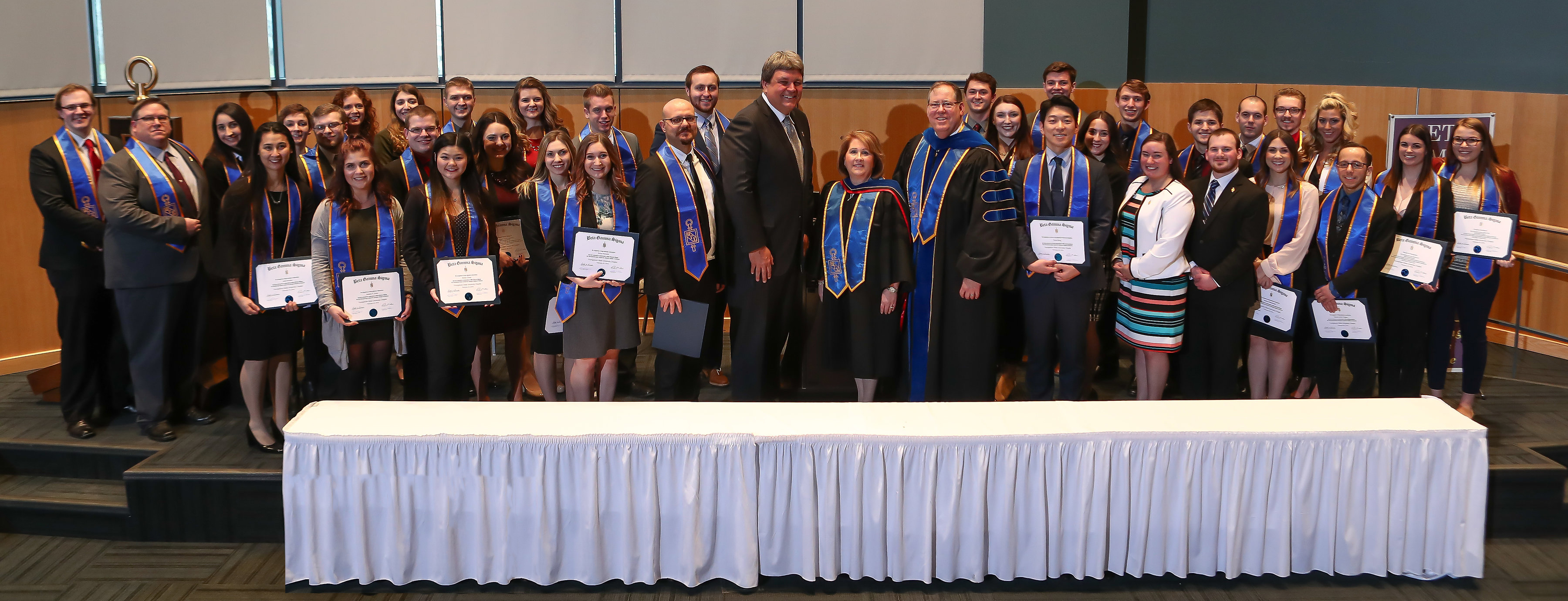 Beta Gamma Sigma 2018 Induction Ceremony